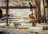 Famous Morning Paintings - A Morning Snow